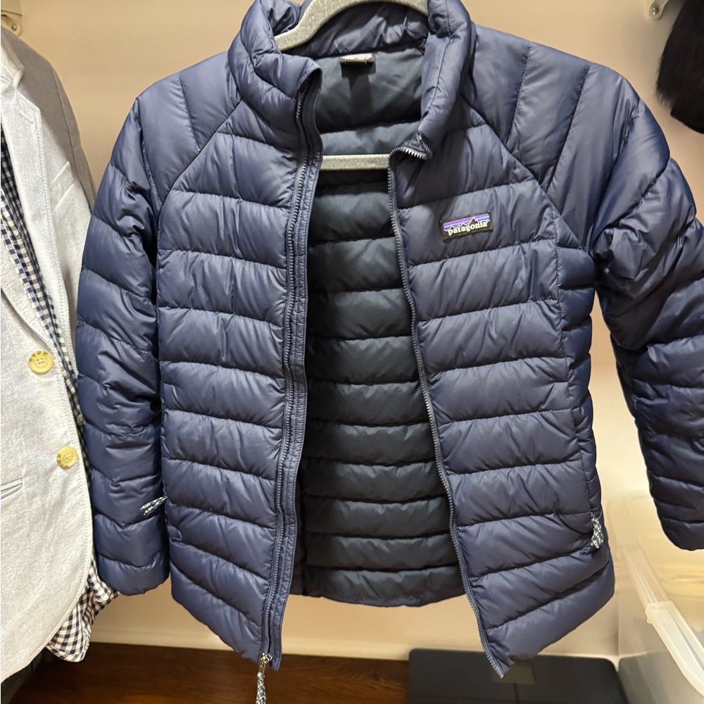 Patagonia Kids Blue Puffer Jacket